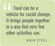 ... Food Project, discusses the transformative power of food in engaging