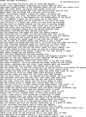 Shel Silverstein Lyrics