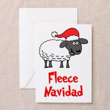 Fleece Navidad Greeting Card for