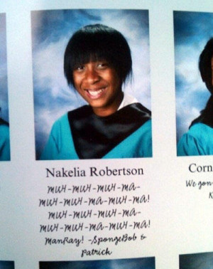 funny senior yearbook quotes spongebob patrick