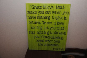 Grace is... custom canvas quotes or by NicolettesCreations on Etsy, $ ...