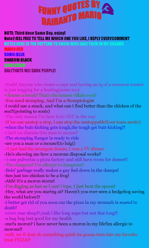 Funny Quotes3+mario+sonic+co by SupremeSonrio
