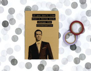Don Draper quote notebook - Mad Men journal - Jon Hamm - Sterling ...