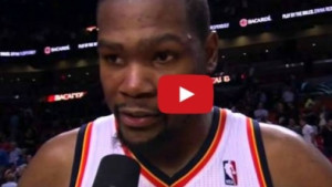 Kevin Durant Laughed at by ESPN Reporter After Saying, Thank God ...