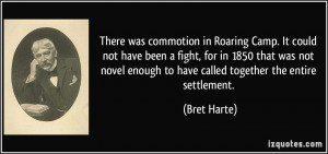 not have been a fight for in 1850 that was not novel bret harte 386686