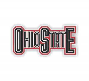 OHIO State University (Straight Letters) Die-Cut Decal ** 4 Sizes **