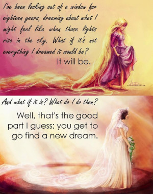 Tangled - I love these quotes. And the pics that go with them. Exactly ...