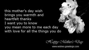 This Mother’s Day Wish Brings You Warmth And Heartfelt Thanks I Went ...