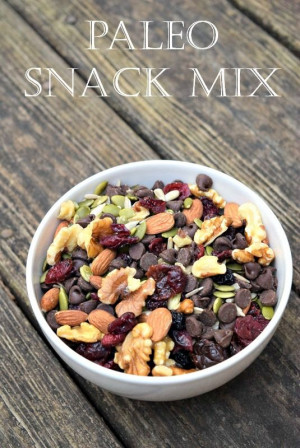 Paleo Snack Mix - Dark Chocolate, dried fruit, seeds and nuts - throw ...