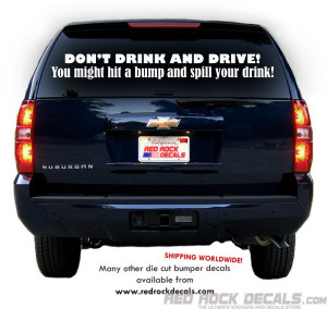 Don't Drink And Drive! You Might Hit a Bump and Spill Your Drink Car ...