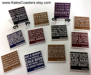 ... and match country quote ceramic tile coaster by KatesCoasters, $2.50
