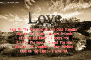 Kiss On The Forehead We Are Cute Together