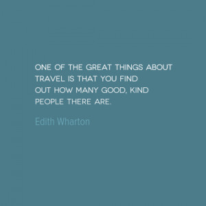 Travel Quote of the Week: Kind People