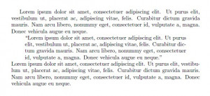 One more time: leading before and after block quotes