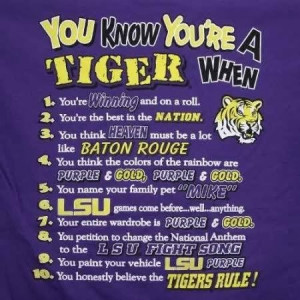 LSU motto. Love it