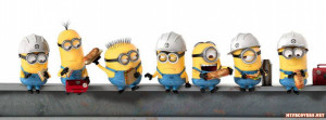 Minions at work Facebook Timeline Cover