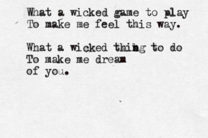 Chris Isaak - Wicked GameSubmitted by jessita.tumblr.com