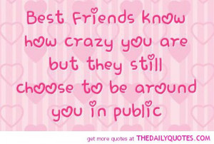 funny friendship quotes pictures sayings best friends crazy quote pics