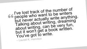 Writing Quote by Laurell K. Hamilton - I've lost track of the number ...