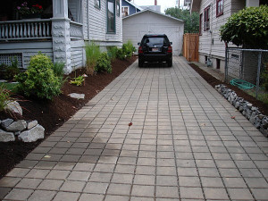 SF Rima Permeable paver driveway