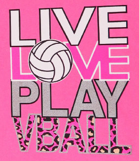 home volleyball t shirts short sleeve live love play volleyball t ...