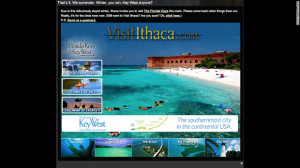 ... and Visitors Bureau website suggests the Florida Keys instead