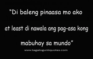 Tagalog Love Quotes Paasa