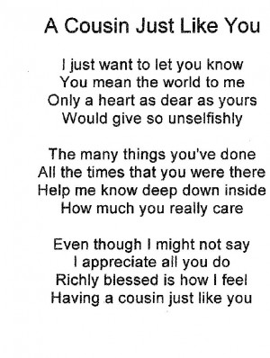 cousins quotes for facebook