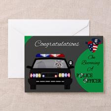 Congratulations, Police Officer Greeting Card for