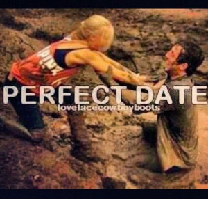 Perfect first date?: Mudding