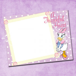 Daisy Duck Thank You Card