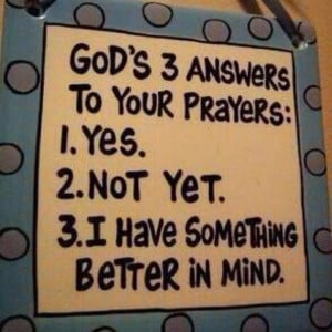 God answers