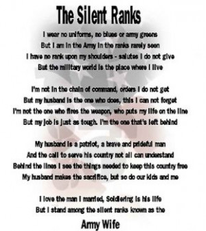 The following is geared more for the wives,but let's remember the ...