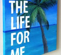 ... Canvas beaches, palm tree, craft, canvas paintings, canvas quotes, art