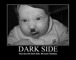 dark side funny motivational poster