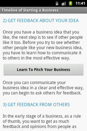 Business Plan & Start Startup - screenshot