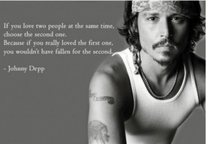 can't believe i'm inspired by Johnny Depp... but....