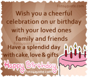 Free birthday ecards and quotes - Wish you a cheerful celebration on ...