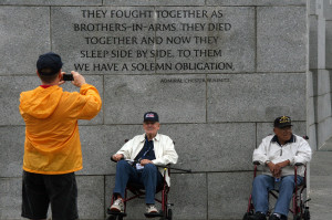 Veterans with Honor Flight Southern Arizona pose for a photograph at ...