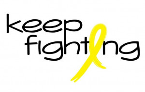 Awareness Ribbon White Men's T Bones Cancer Quotes, Yellow Ribbons ...