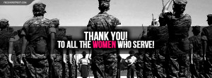 Thank You To All Women Who Serve Wallpaper