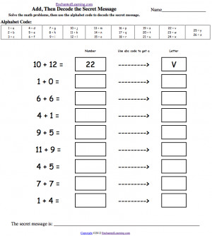 Generate Printable Addition Worksheets: