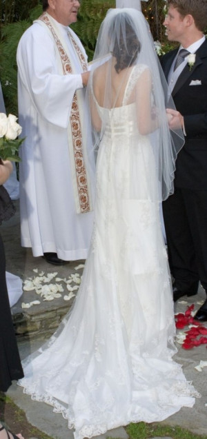 Oleg Cassini Lace Wedding Dress