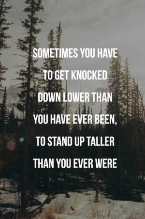 Knocked down quote
