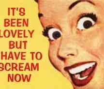 funny_humor_lovely_pin_up_quote_scream_vintage ...