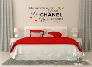 Marilyn Monroe Bedroom Sexy Adult Quote Wall Sticker / Wall Art Home ...