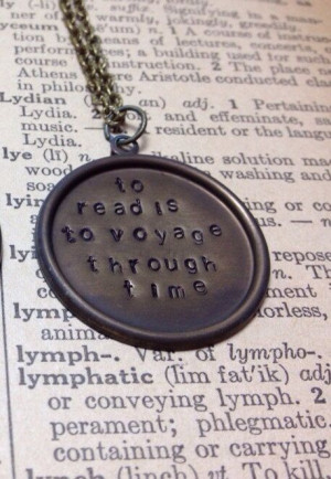 To read is to voyage through time Carl Sagan Quote by morbidxtasy, $20 ...