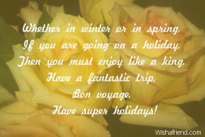 Bon Voyage Message Friend