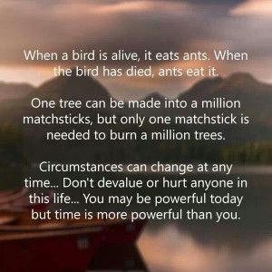 Circumstances an change at any time...