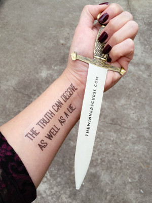 Make Your Own Book-Inspired Tattoos + Free Winner’s Trilogy download